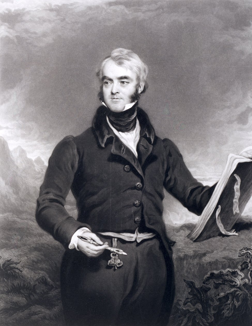 William Brockedon (1787-1854), 1834 (kaiverrus). tekijältä C. Turner