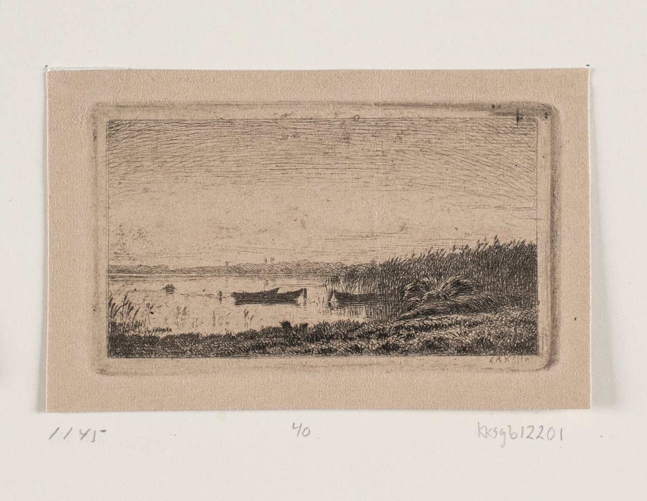 Maribo-järvellä tekijältä C.A. Kølle