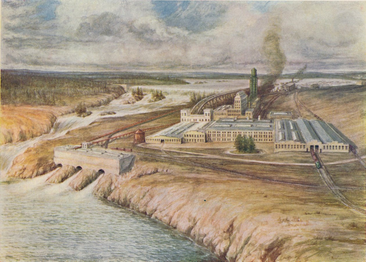 Paper Mills, Newfoundland, 1916 tekijältä C.G Lowther