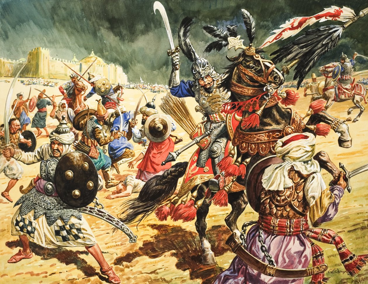 Tamerlane Kauhea (guassi paperille) tekijältä C.L. Doughty
