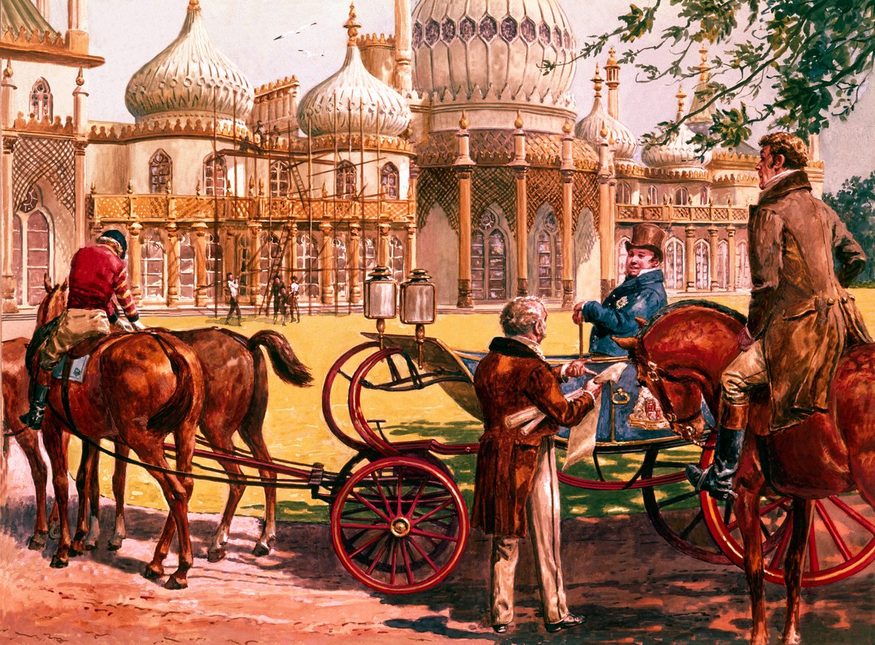 Brightonin paviljonki (guassi paperilla) tekijältä C.L. Doughty
