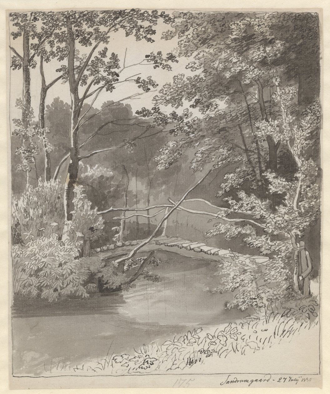 Bro i Sanderumgaards on tekijältä Christoffer Wilhelm Eckersberg