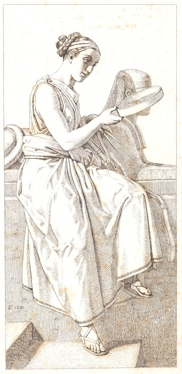 Syy. Allegorinen hahmo tekijältä Christoffer Wilhelm Eckersberg