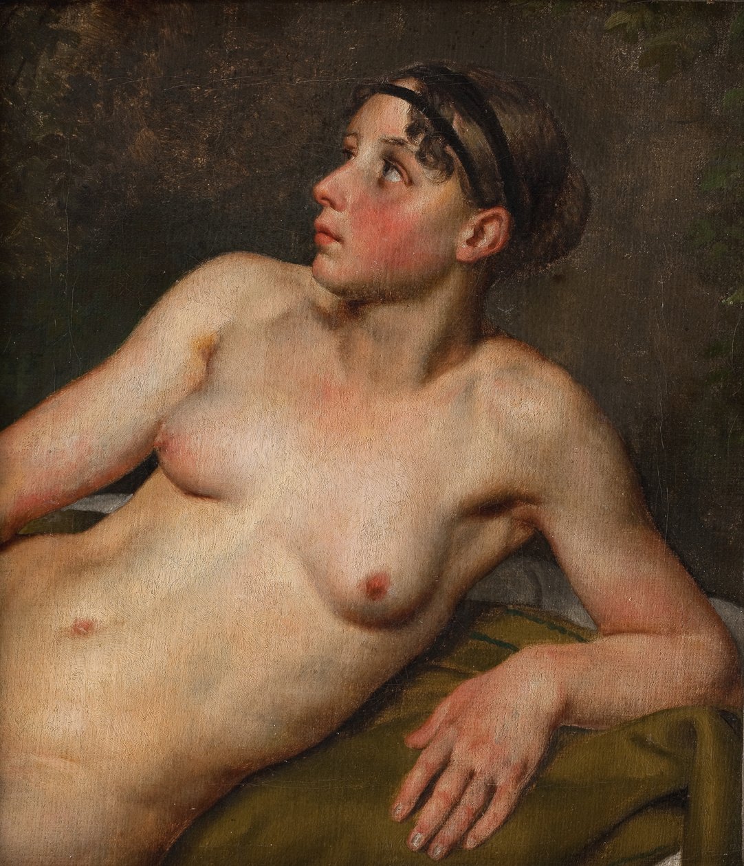 Makaava nainen alaston tekijältä Christoffer Wilhelm Eckersberg