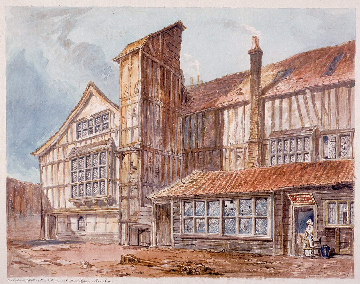 Milton Street, Lontoo, c1804 tekijältä C Matthews