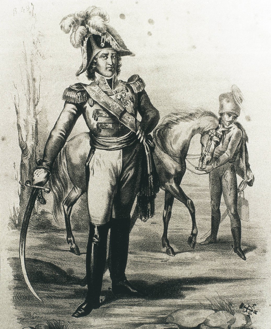 Joachim Murat (litografia) tekijältä C. Perrin