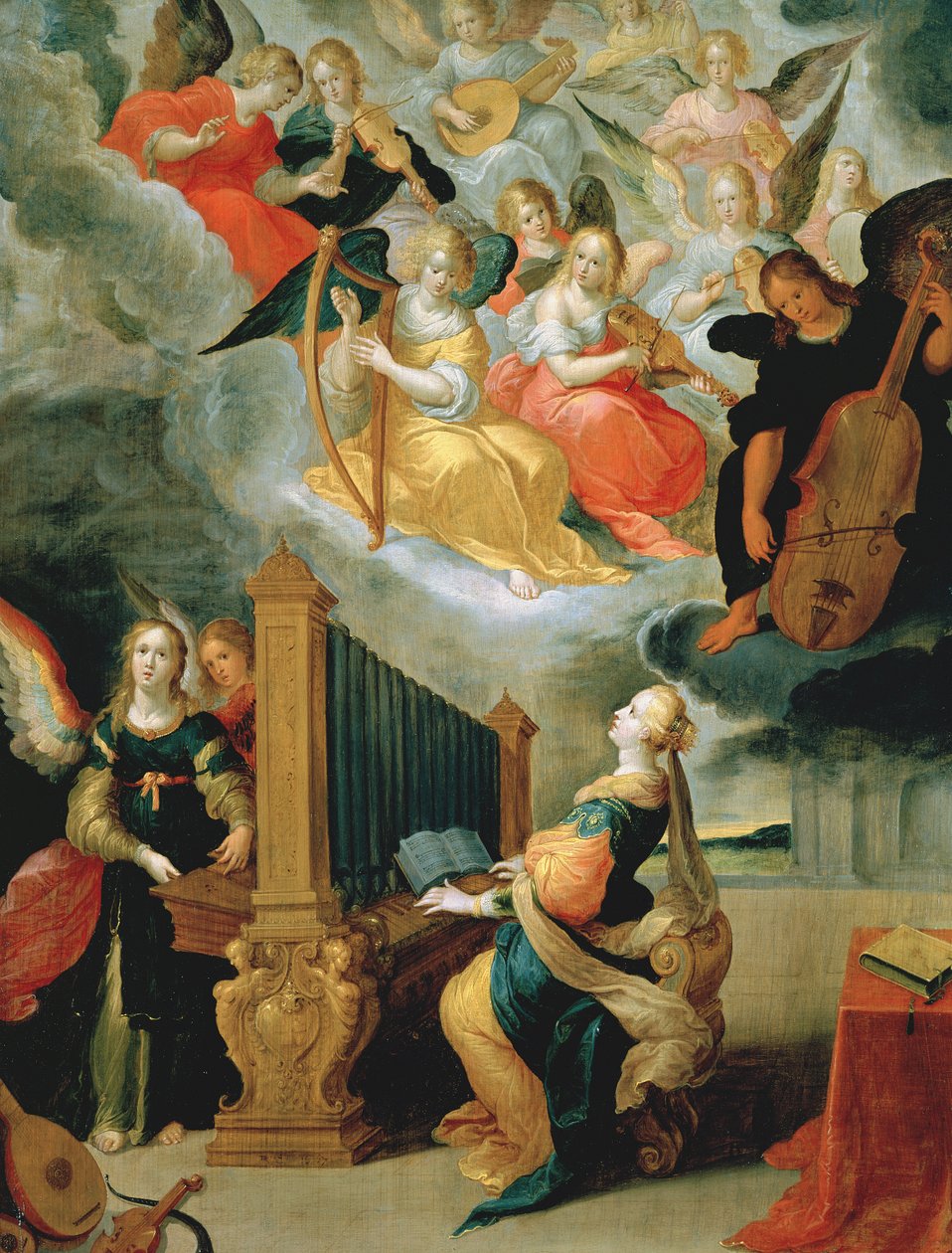 St. Cecilia, 1647 tekijältä C. de and Francken Bailleur