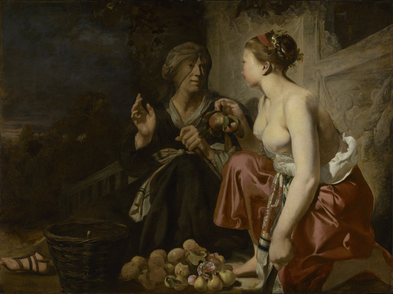Vertumnus ja Pomona tekijältä Caesar van Everdingen