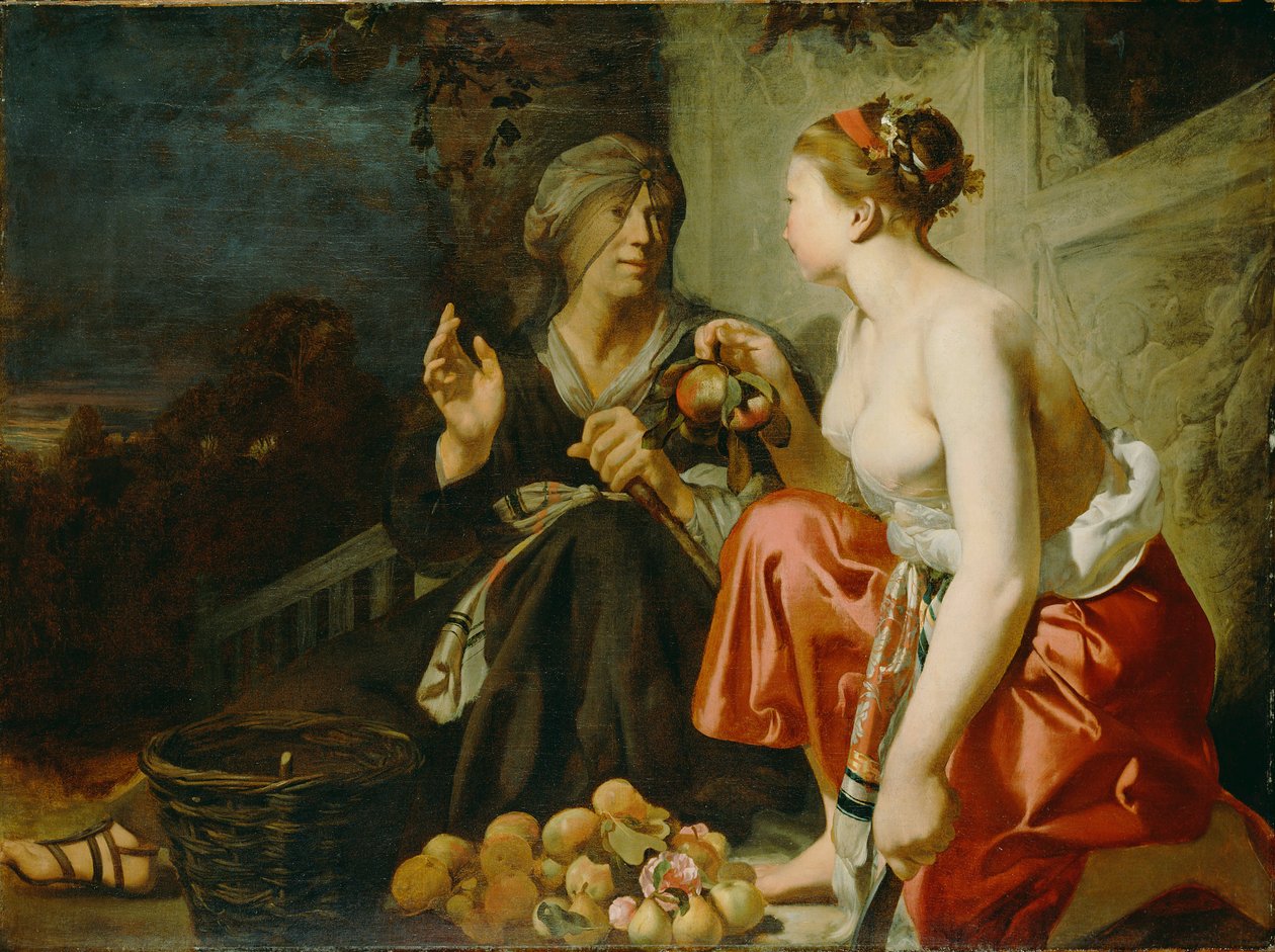 Vertumnus ja Pomona tekijältä Caesar van Everdingen