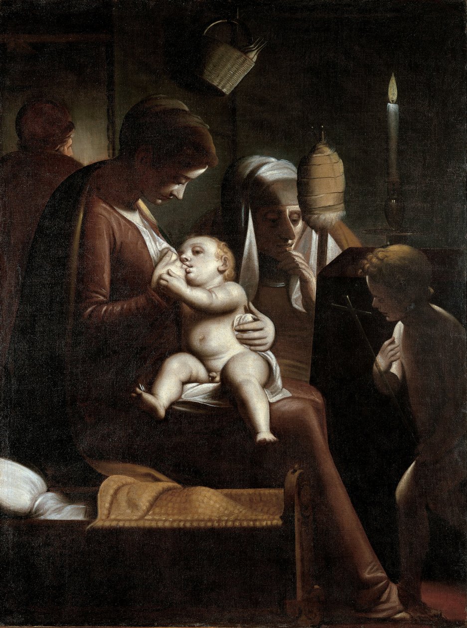 Kynttilän Madonna, 1570-1575 tekijältä Cambiaso