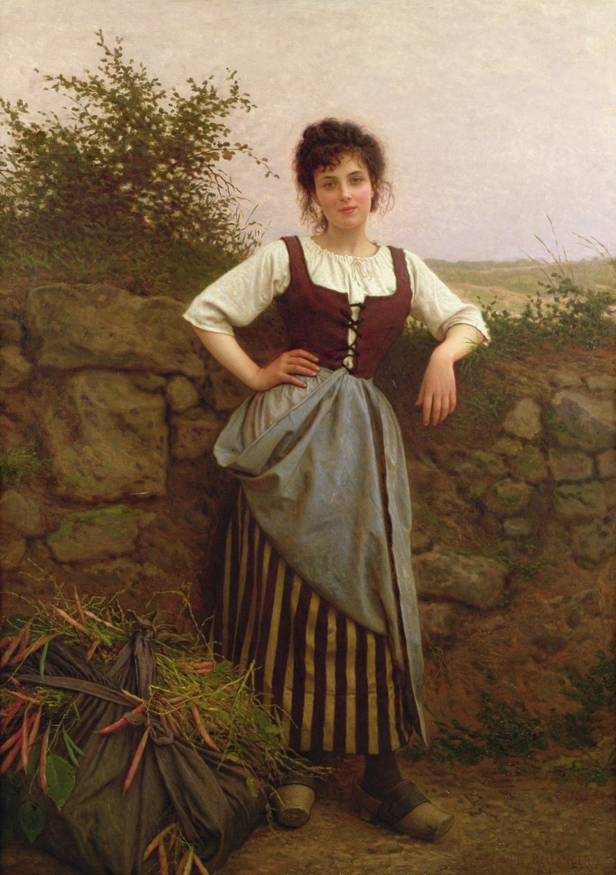 A Rest by the Wayside, n. 1910 tekijältä Camille Felix Bellanger