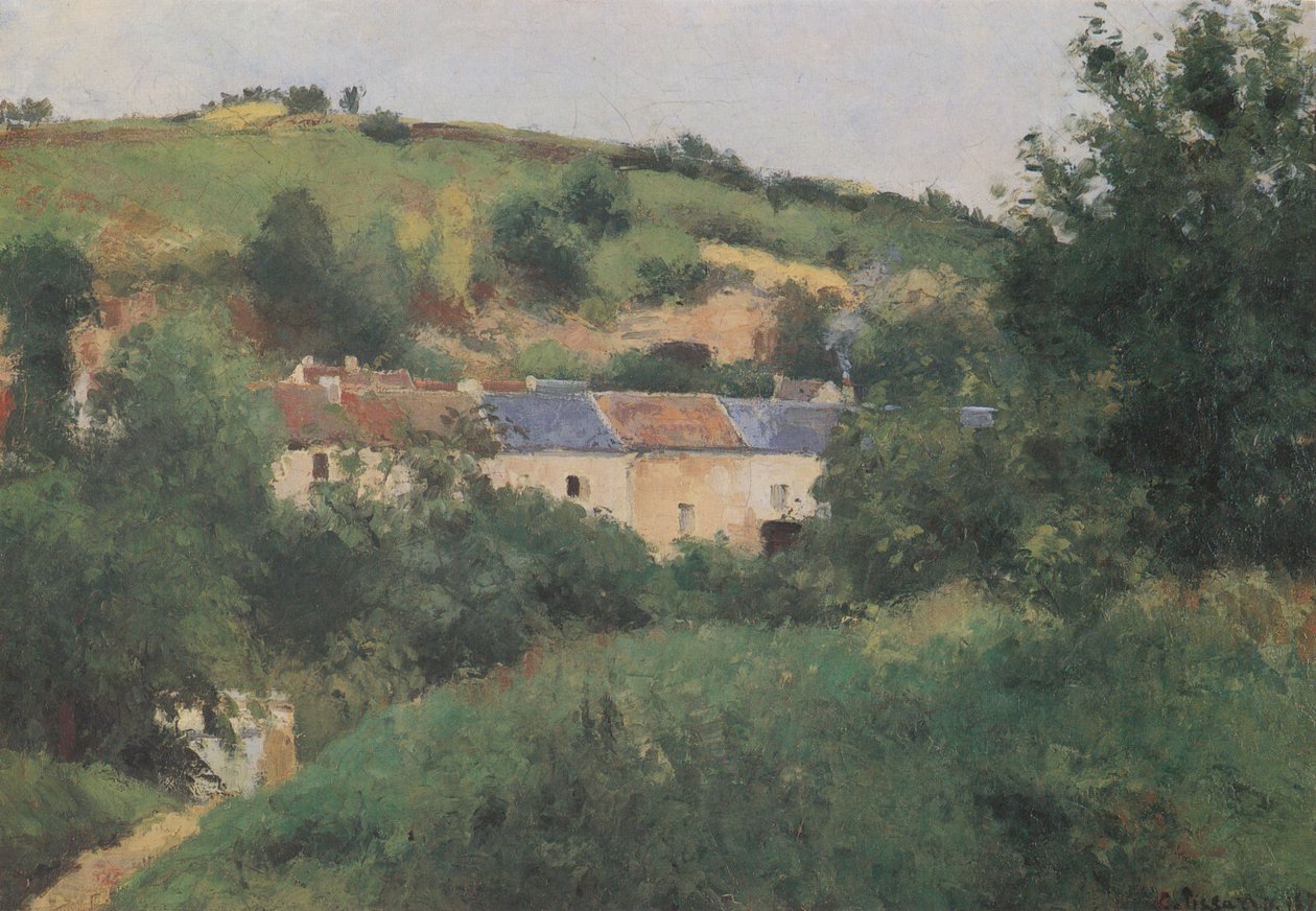 Le Sentier du village tekijältä Camille Jacob Pissarro