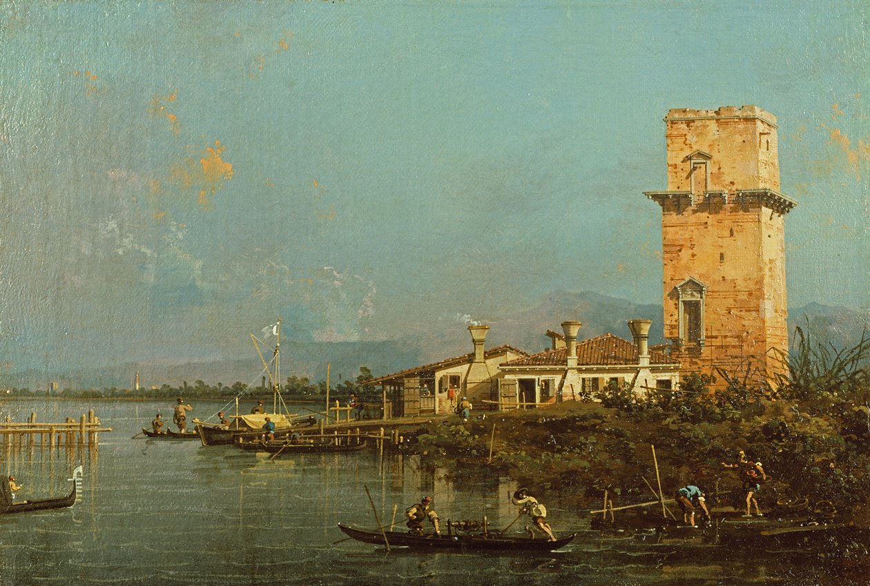 Malgheran torni tekijältä Giovanni Antonio Canal