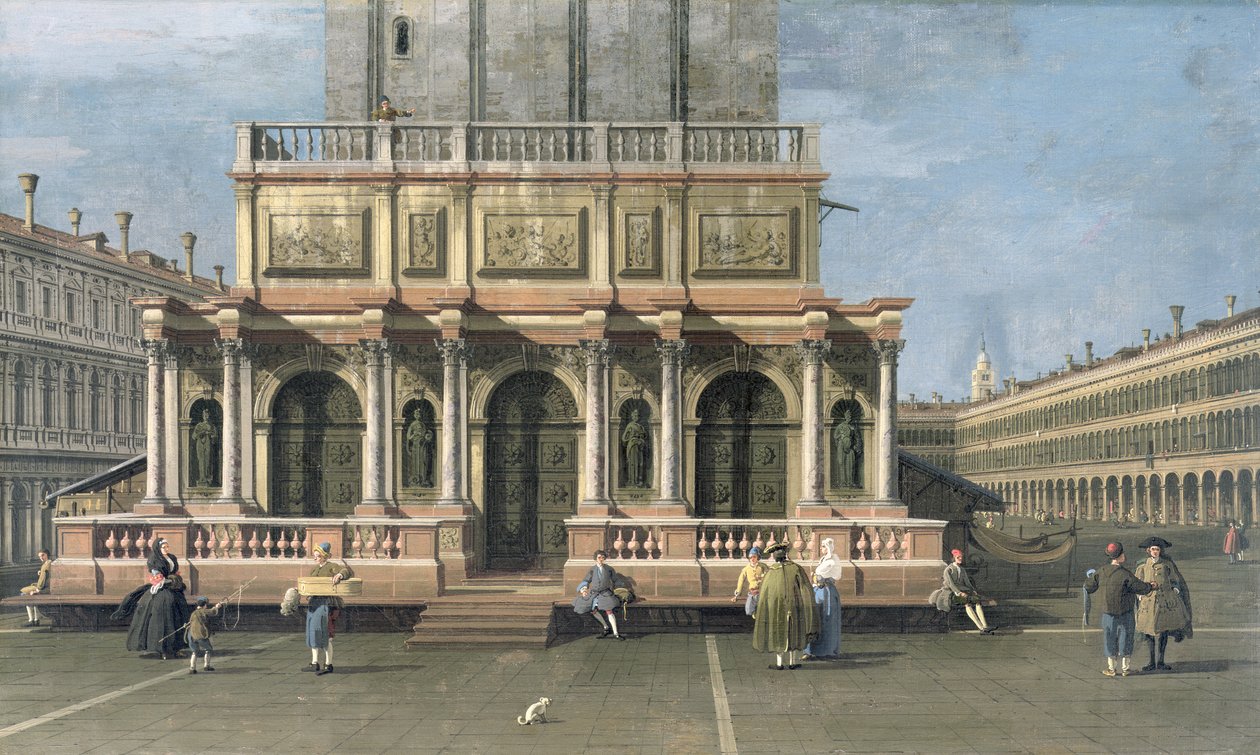 Loggetta, Venetsia tekijältä Giovanni Antonio Canal