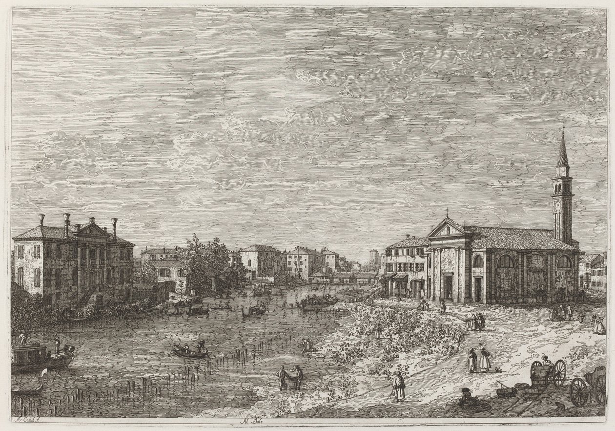 Al Dolo, c. 17351746. tekijältä Canaletto