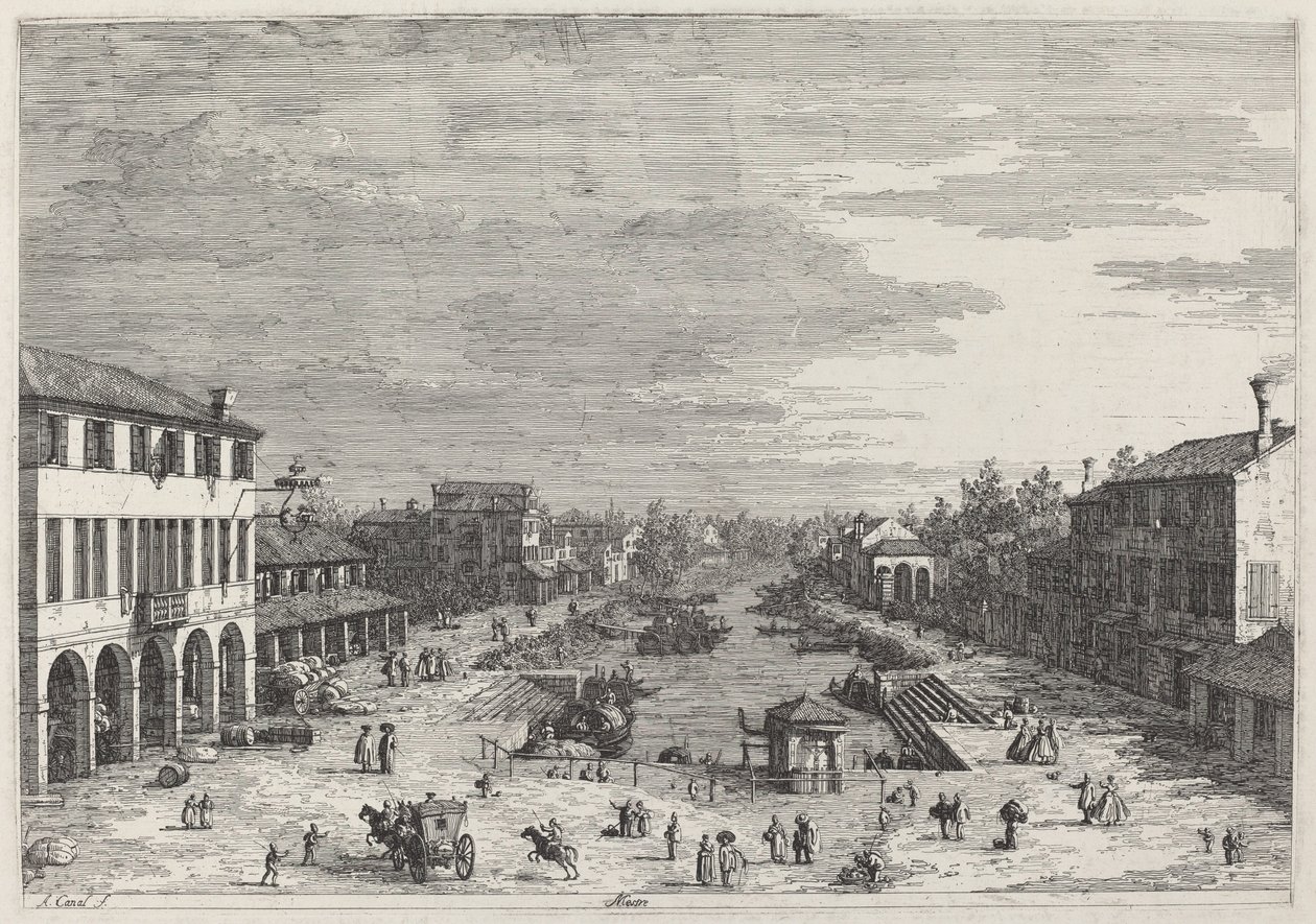 Mestari, c. 17351746. tekijältä Canaletto