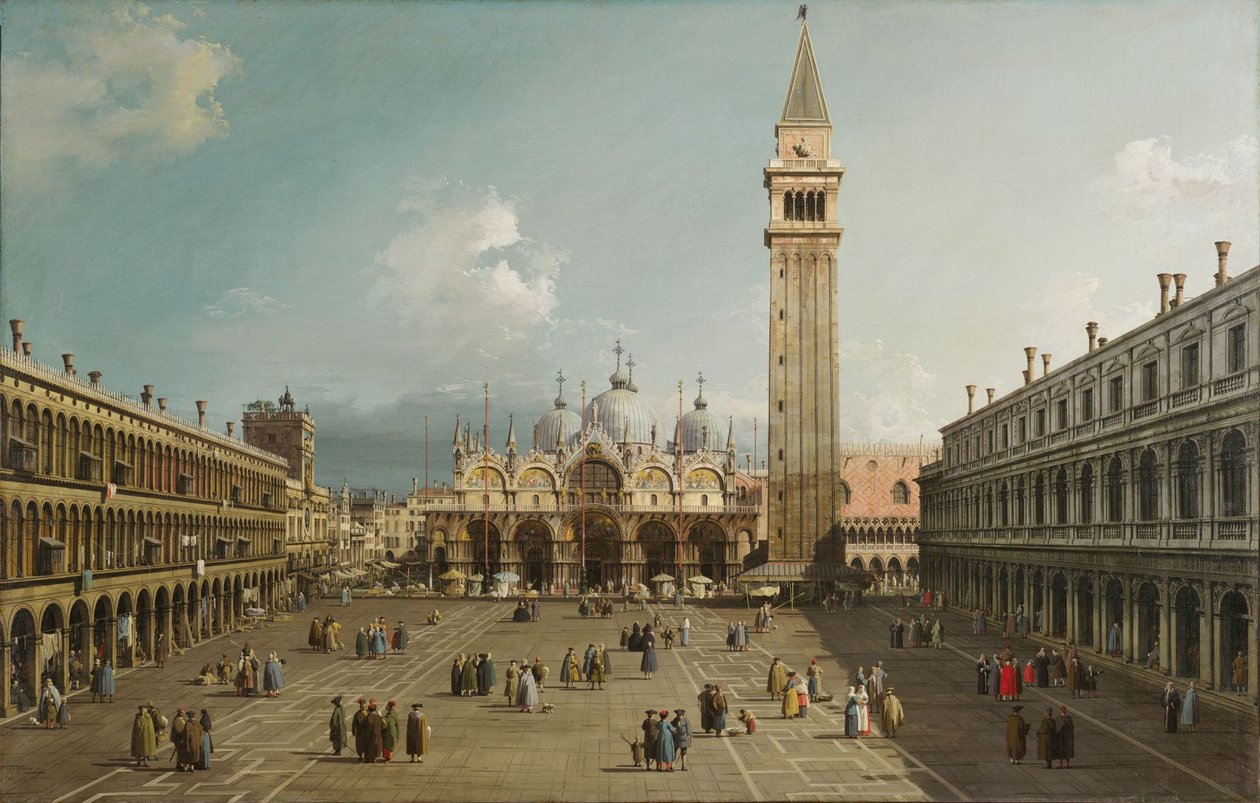 Pyhän Markuksen aukio tekijältä Canaletto