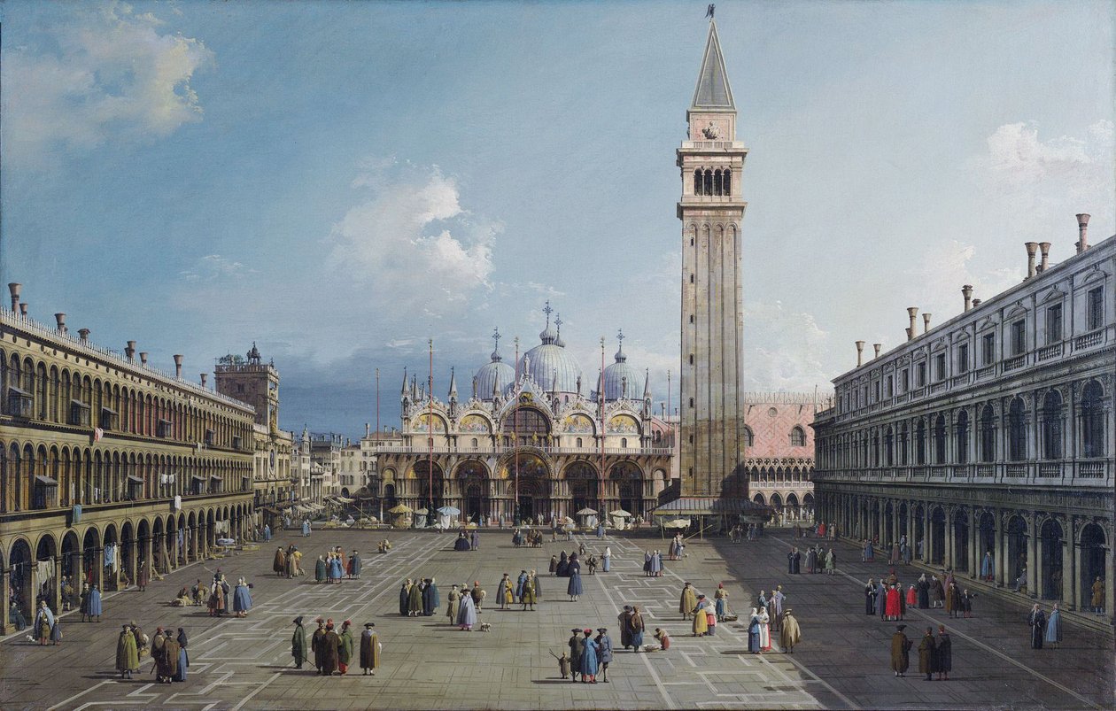Pyhän Markuksen aukio tekijältä Canaletto