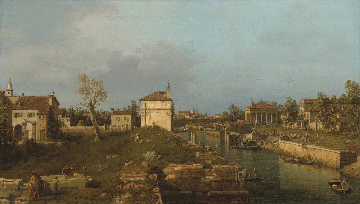 Porta Portello, Padova tekijältä Canaletto