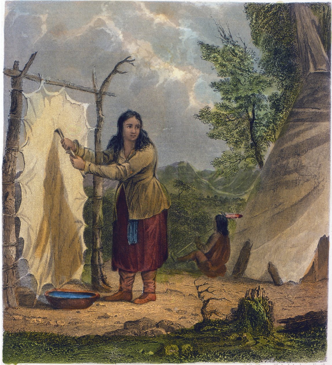 Buffalo Skin, 1853 tekijältä Captain Seth Eastman