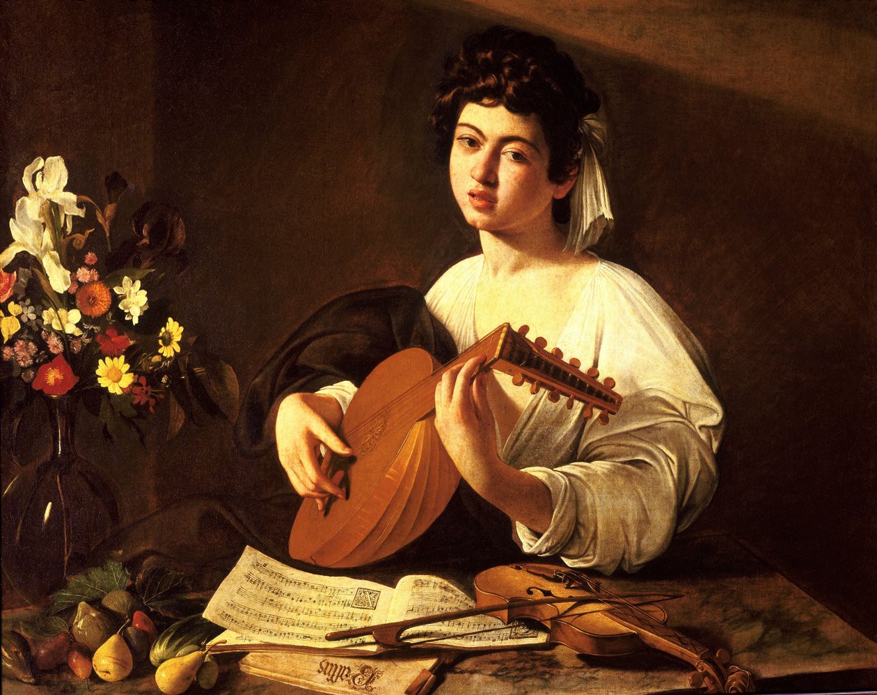 Lute Player tekijältä Michelangelo Merisi Caravaggio