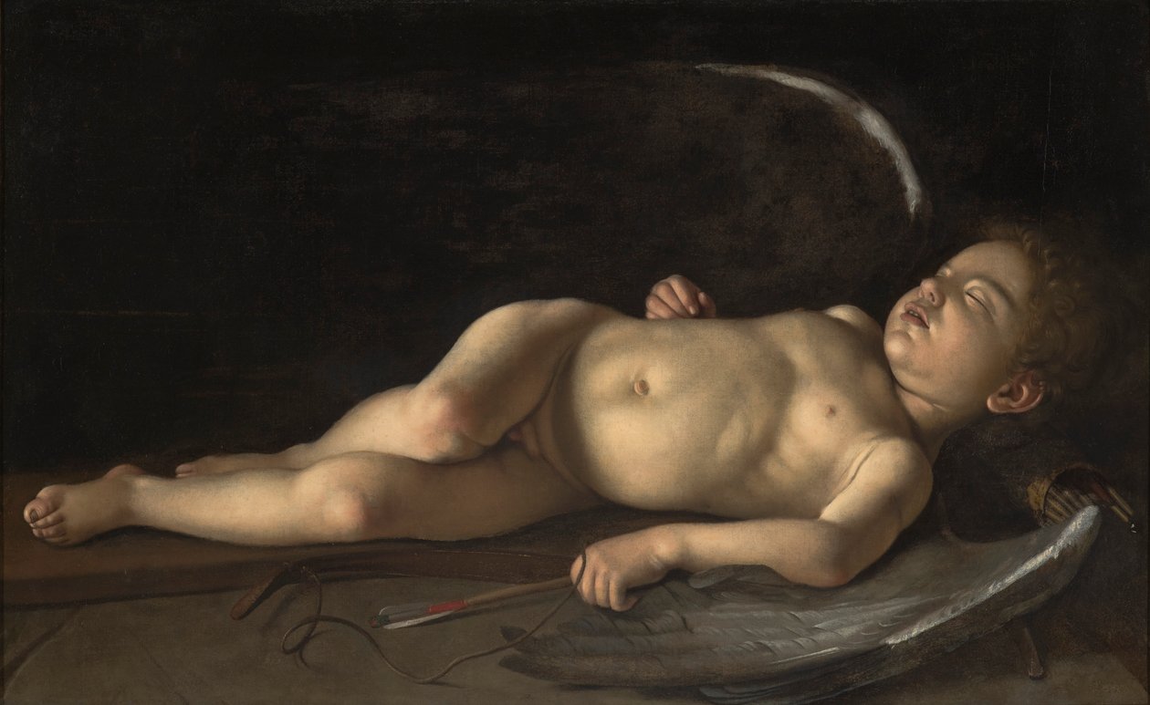 Nukkuva Amor tekijältä Caravaggio