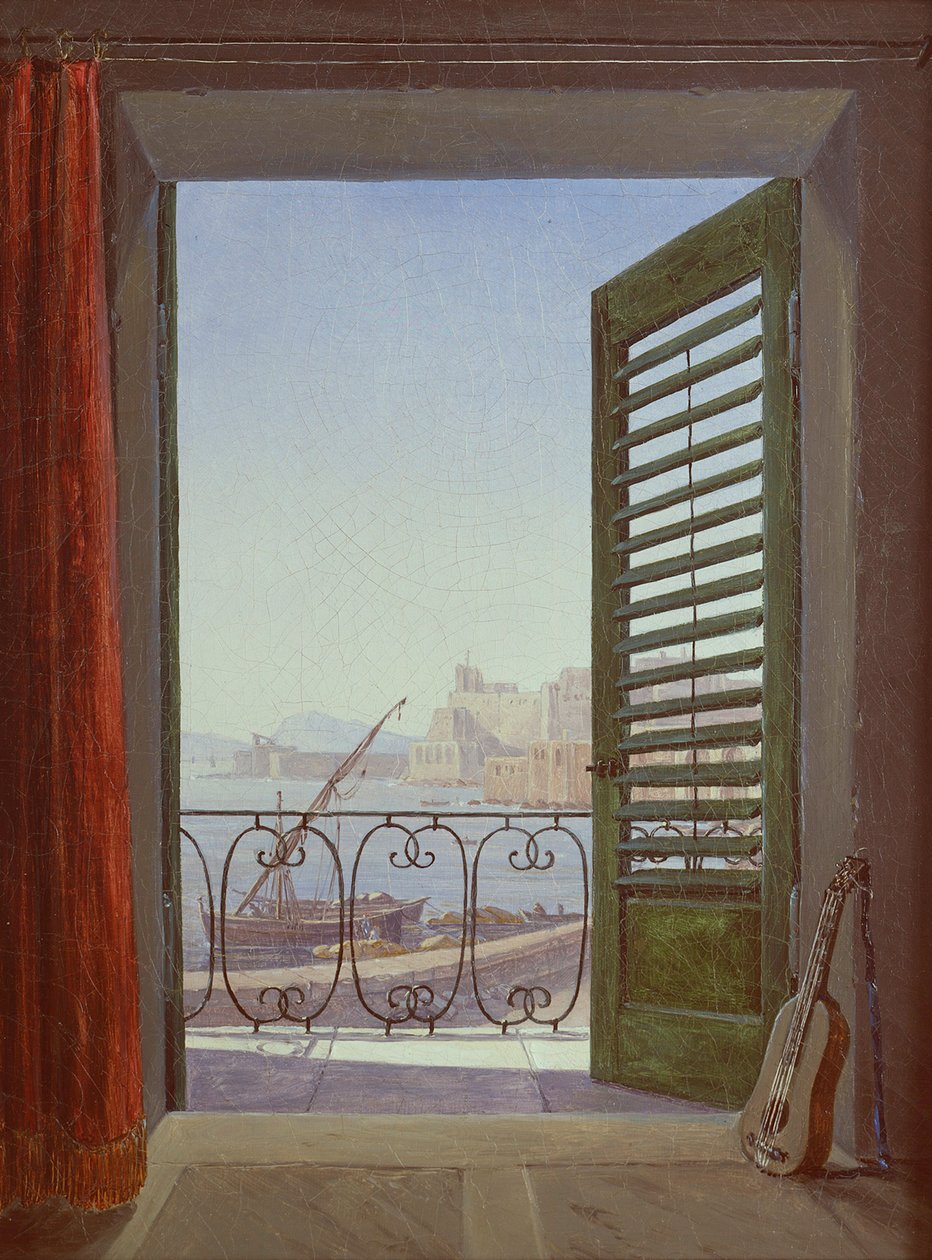 Parveke Napolissa tekijältä Carl Gustav Carus