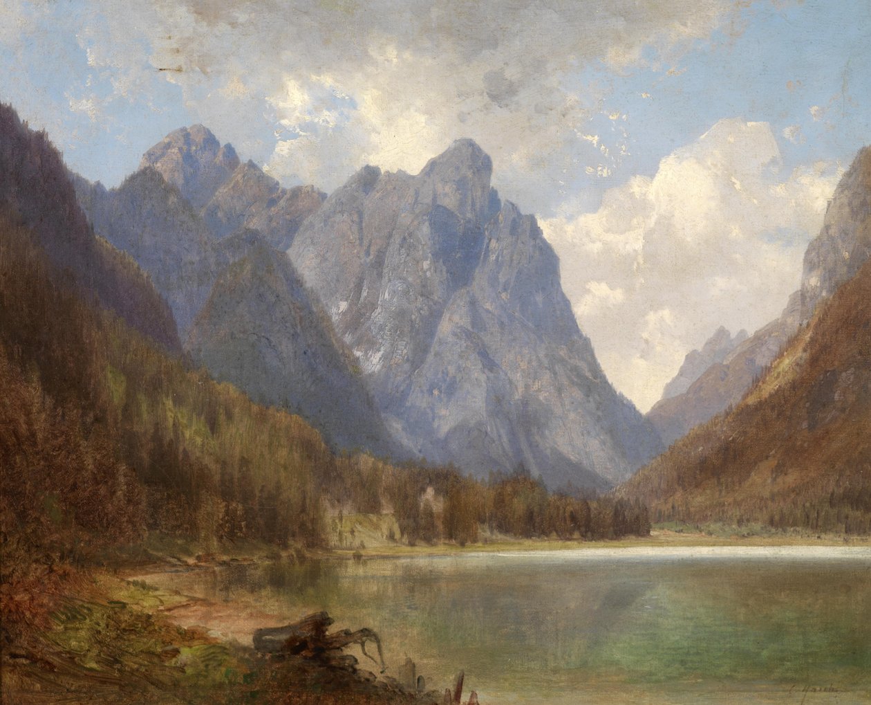 Der Toblacher See im Pustertal tekijältä Carl Hasch