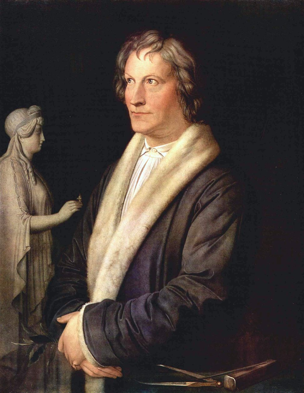 Porträt des dänischen Bildhauers Bertel Thorvaldsen tekijältä Carl Joseph Begas