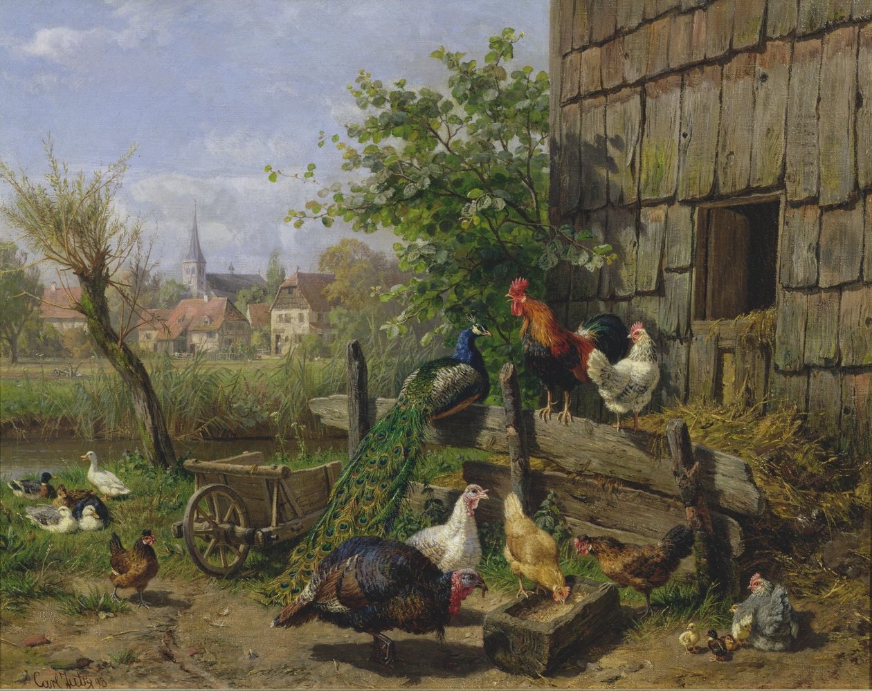 Maatilapiha, 1898 tekijältä Carl Jutz