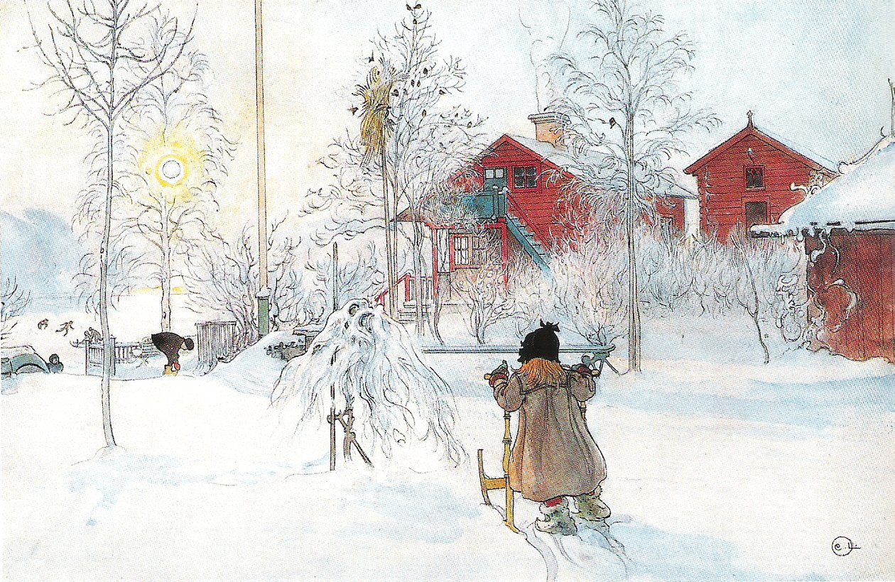 Gården ja Brygghuset tekijältä Carl Larsson
