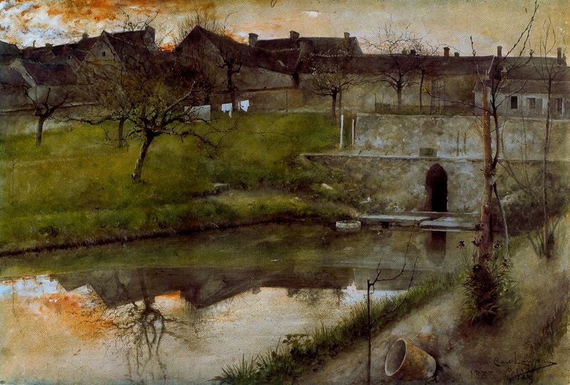 Stadtmauer tekijältä Carl Larsson