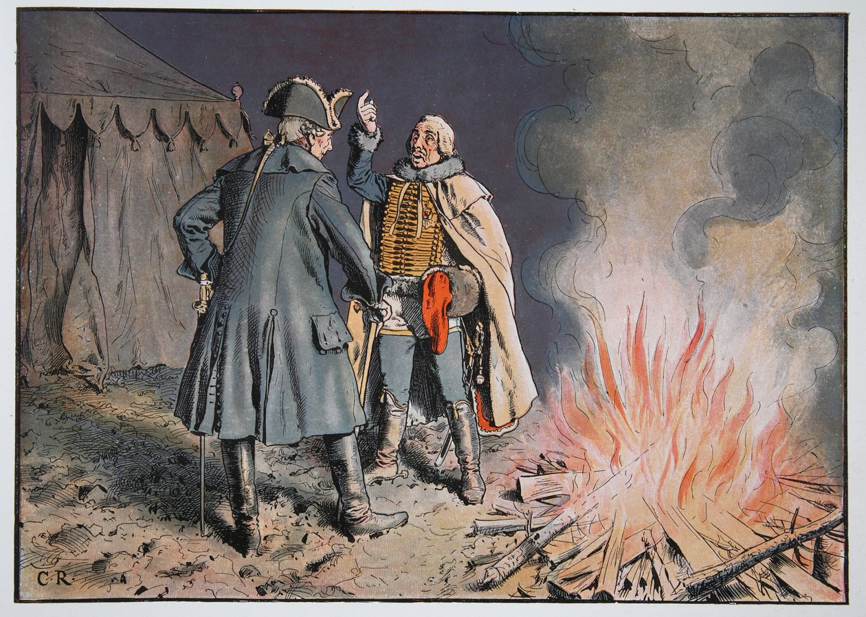 Bunzelwitzin leirissä syyskuussa 1761. tekijältä Carl Röchling