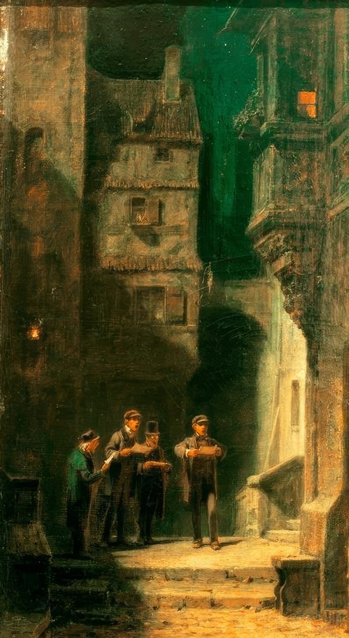 Das Quartett tekijältä Carl Spitzweg