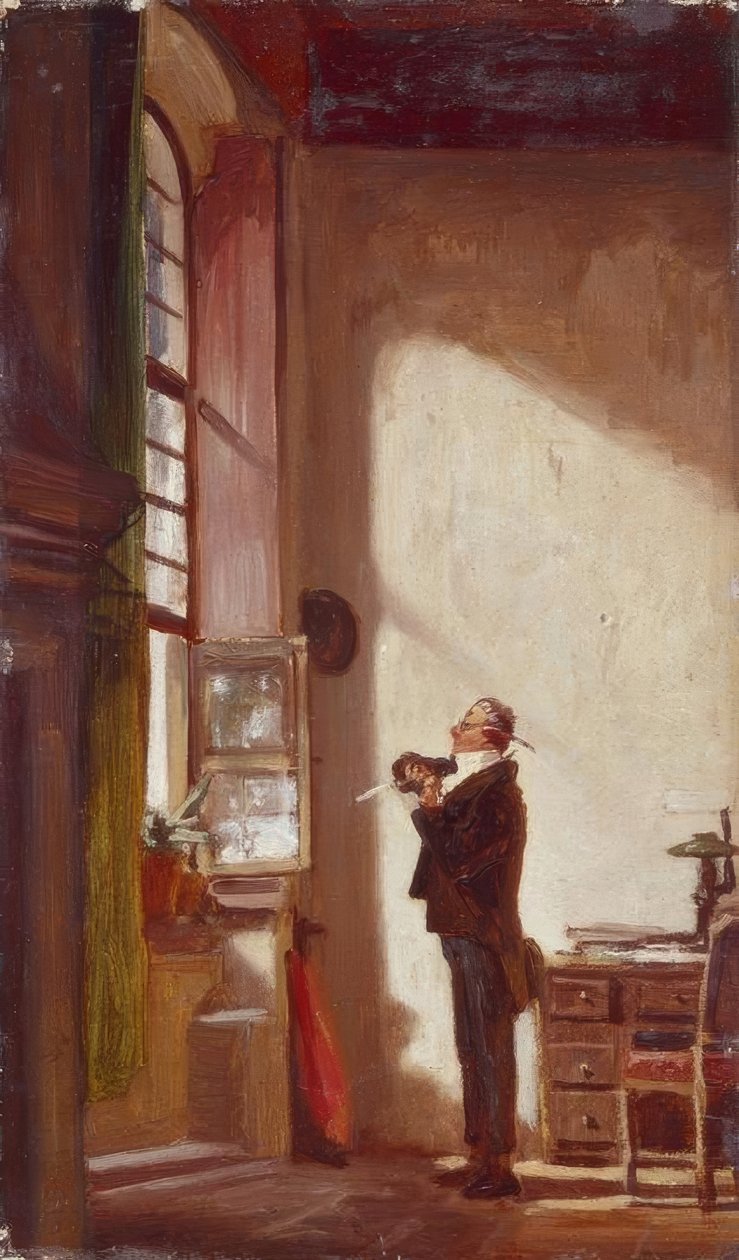 Der Schreiber tekijältä Carl Spitzweg