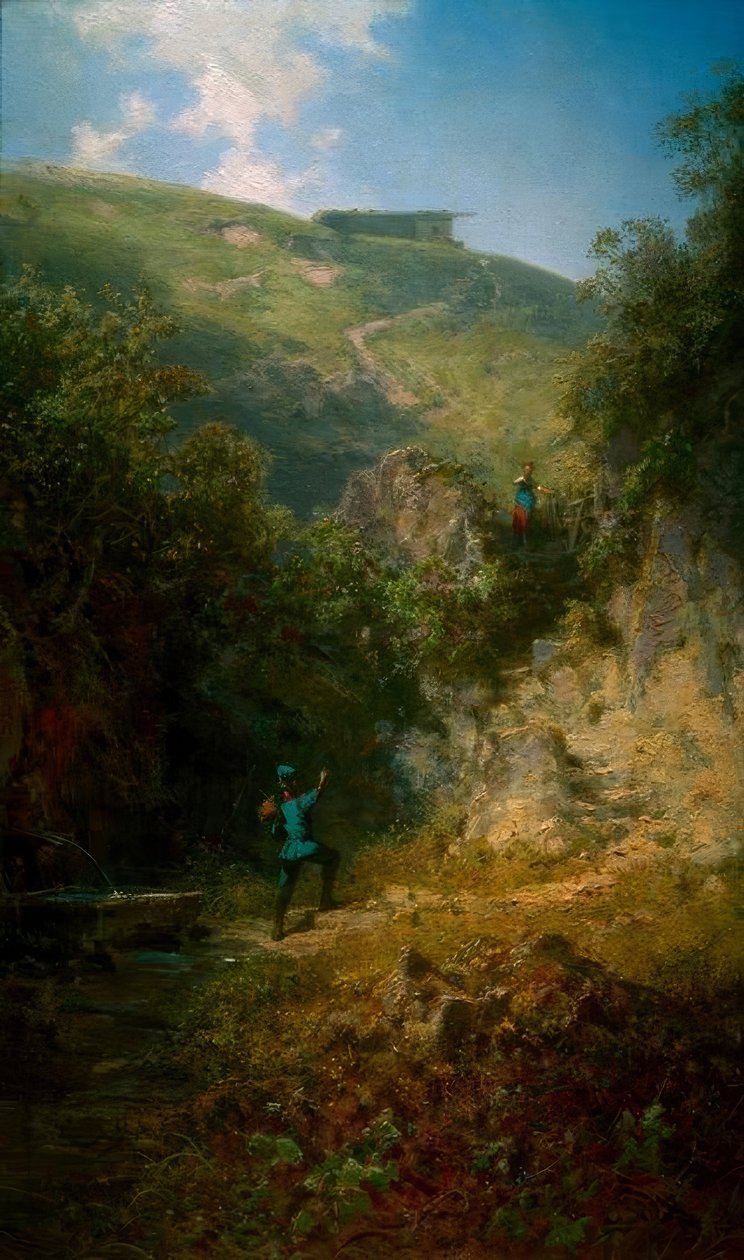 Der Urlauber tekijältä Carl Spitzweg