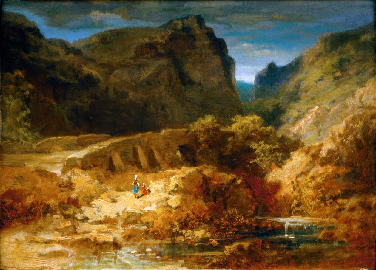 Italialainen Landschaft tekijältä Carl Spitzweg