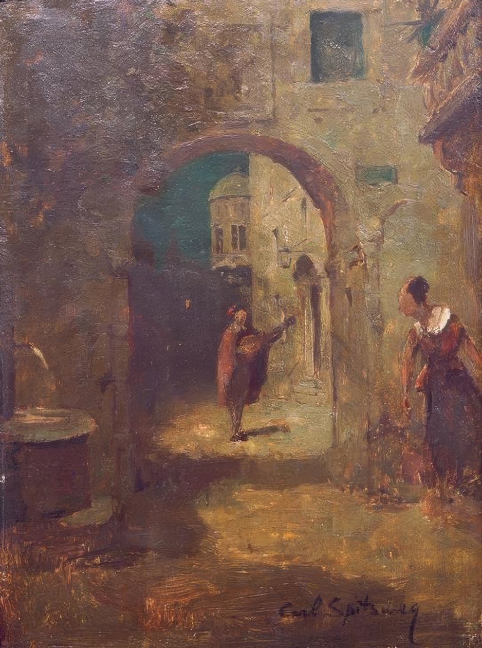 Solo-Ständchen tekijältä Carl Spitzweg