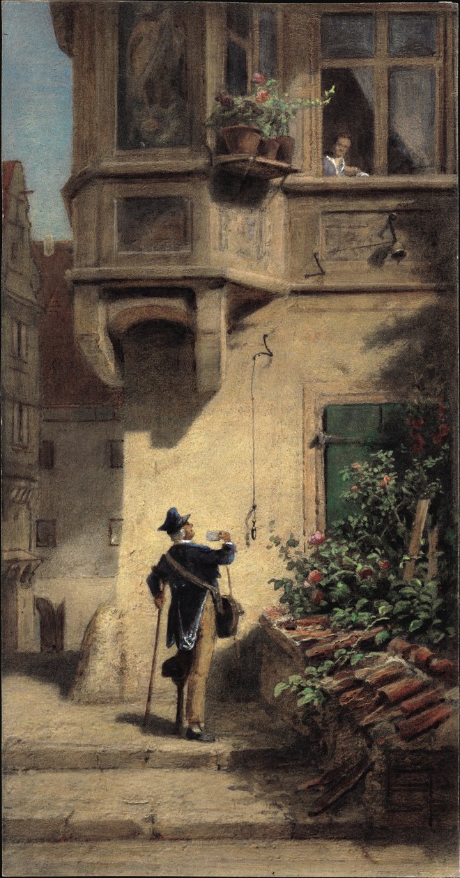 Postimies tekijältä Carl Spitzweg
