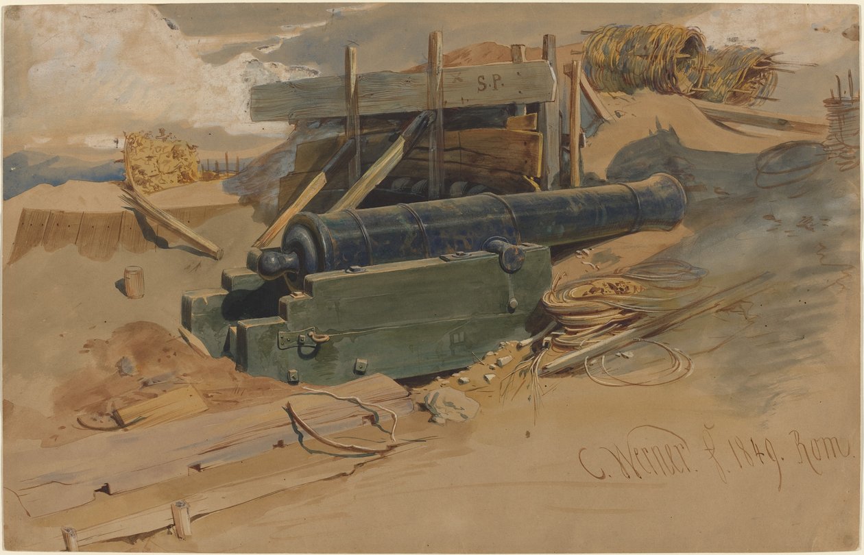 Bulwarkin tykki tekijältä Carl Friedrich Heinrich Werner