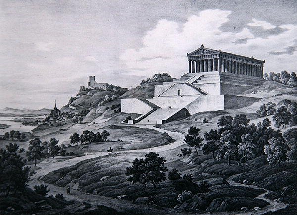 Walhalla (litho) tekijältä Carl Friedrich Heinzmann