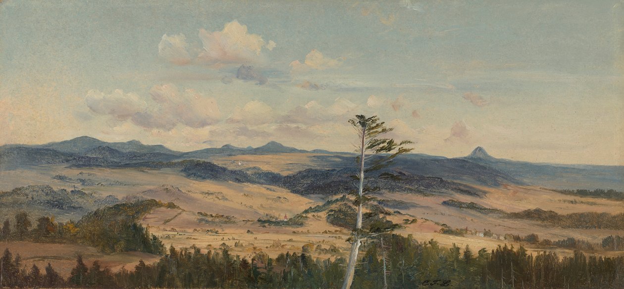 Eifelin maisema tekijältä Carl Friedrich Lessing