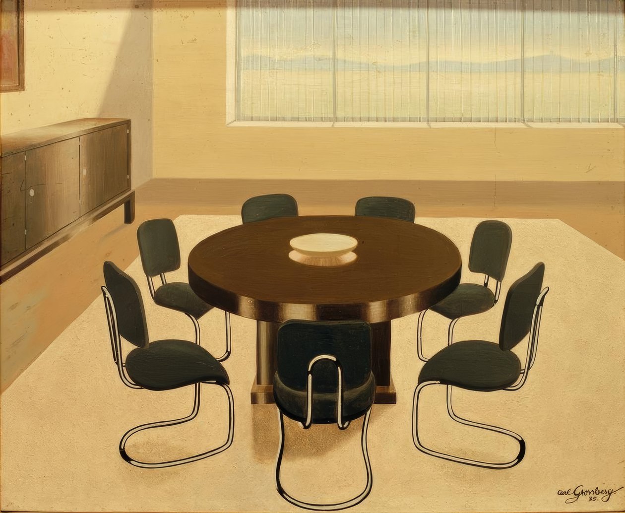 Interieur tekijältä Carl Grossberg