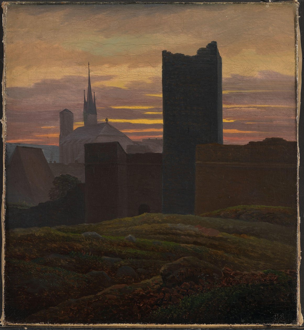 Keisarillinen linna, Eger tekijältä Carl Gustav Carus