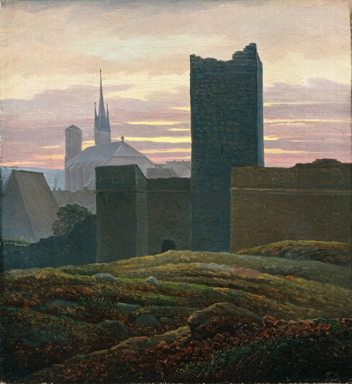 Chebin kuninkaallinen linna tekijältä Carl Gustav Carus