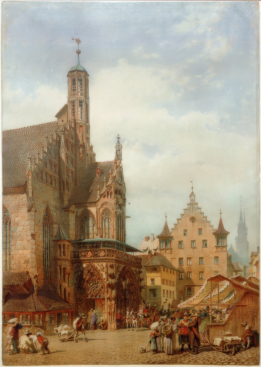 Frauenkirche Nürnbergissä tekijältä Carl Haag