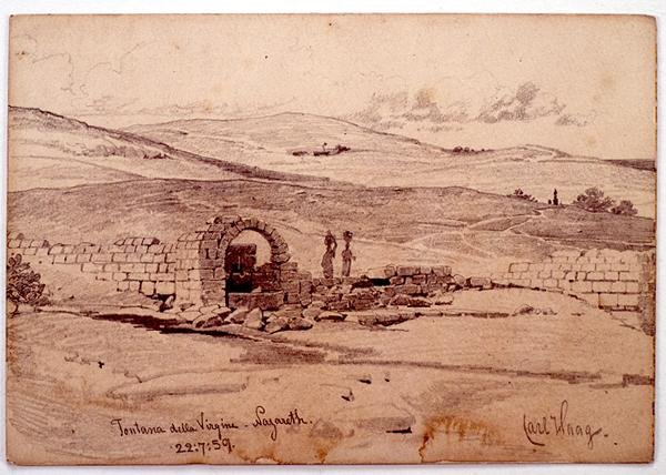 Fontana della Vergine, Nasaret tekijältä Carl Haag