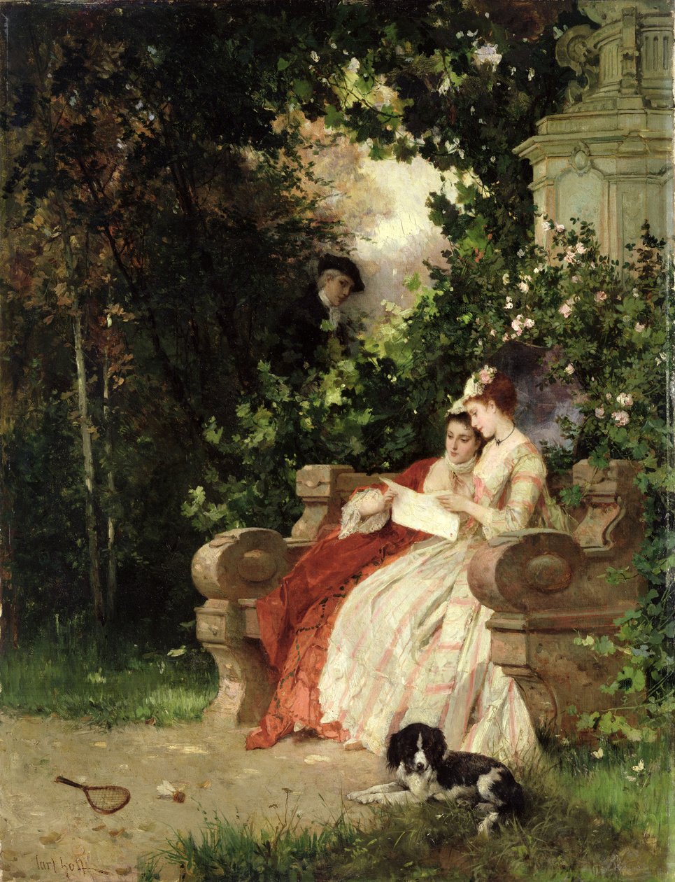 Salakuuntelija, 1868 tekijältä Carl Heinrich Hoff