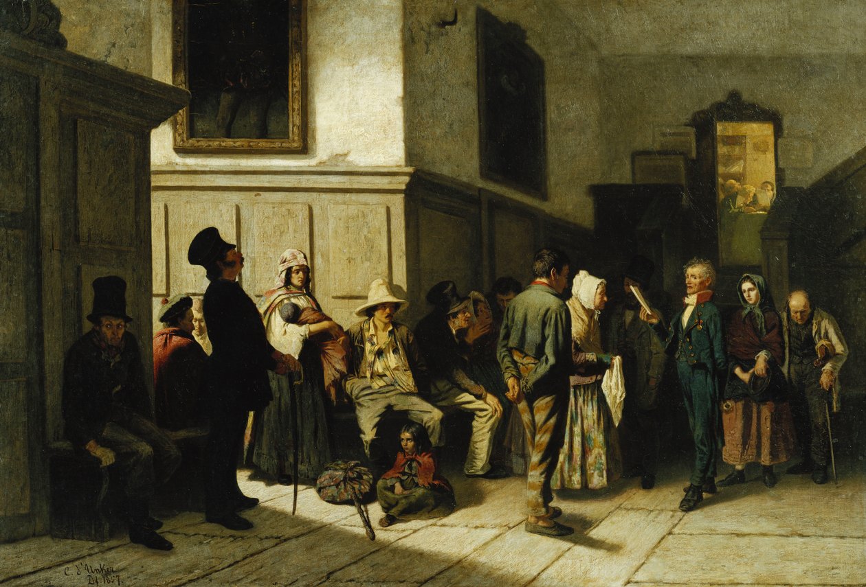 Poliisiasemalla 1857 tekijältä Carl Hendrik d Unker