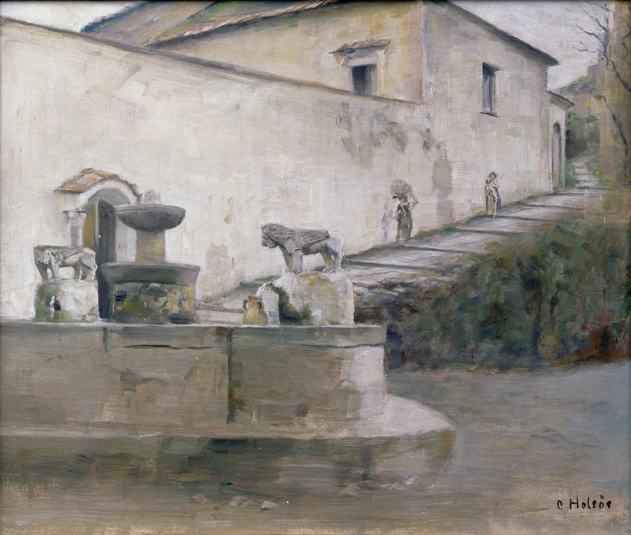 Suihkulähde, Italia tekijältä Carl Holsoe